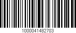 Código de barras (EAN, GTIN, SKU, ISBN): '1000041482703'