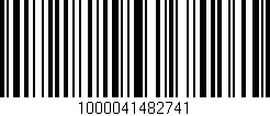Código de barras (EAN, GTIN, SKU, ISBN): '1000041482741'