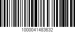 Código de barras (EAN, GTIN, SKU, ISBN): '1000041483632'
