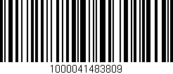 Código de barras (EAN, GTIN, SKU, ISBN): '1000041483809'