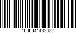 Código de barras (EAN, GTIN, SKU, ISBN): '1000041483922'