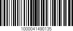 Código de barras (EAN, GTIN, SKU, ISBN): '1000041490135'