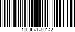 Código de barras (EAN, GTIN, SKU, ISBN): '1000041490142'