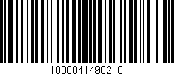 Código de barras (EAN, GTIN, SKU, ISBN): '1000041490210'