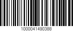 Código de barras (EAN, GTIN, SKU, ISBN): '1000041490388'