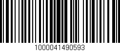 Código de barras (EAN, GTIN, SKU, ISBN): '1000041490593'