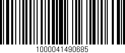 Código de barras (EAN, GTIN, SKU, ISBN): '1000041490685'