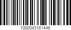 Código de barras (EAN, GTIN, SKU, ISBN): '1000043161446'