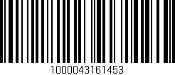 Código de barras (EAN, GTIN, SKU, ISBN): '1000043161453'