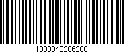 Código de barras (EAN, GTIN, SKU, ISBN): '1000043286200'