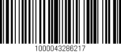Código de barras (EAN, GTIN, SKU, ISBN): '1000043286217'