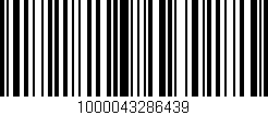 Código de barras (EAN, GTIN, SKU, ISBN): '1000043286439'