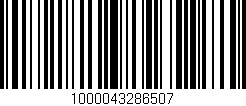 Código de barras (EAN, GTIN, SKU, ISBN): '1000043286507'