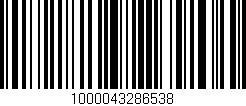 Código de barras (EAN, GTIN, SKU, ISBN): '1000043286538'
