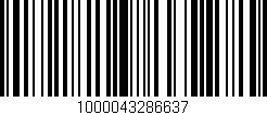Código de barras (EAN, GTIN, SKU, ISBN): '1000043286637'