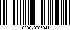 Código de barras (EAN, GTIN, SKU, ISBN): '1000043286941'