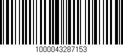 Código de barras (EAN, GTIN, SKU, ISBN): '1000043287153'