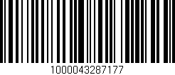 Código de barras (EAN, GTIN, SKU, ISBN): '1000043287177'
