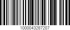 Código de barras (EAN, GTIN, SKU, ISBN): '1000043287207'