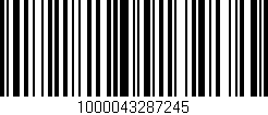 Código de barras (EAN, GTIN, SKU, ISBN): '1000043287245'