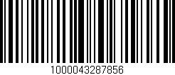 Código de barras (EAN, GTIN, SKU, ISBN): '1000043287856'