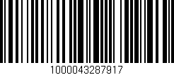 Código de barras (EAN, GTIN, SKU, ISBN): '1000043287917'