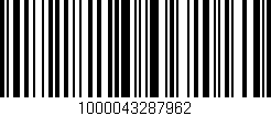 Código de barras (EAN, GTIN, SKU, ISBN): '1000043287962'