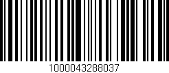 Código de barras (EAN, GTIN, SKU, ISBN): '1000043288037'