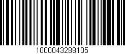 Código de barras (EAN, GTIN, SKU, ISBN): '1000043288105'