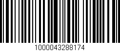 Código de barras (EAN, GTIN, SKU, ISBN): '1000043288174'