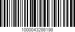 Código de barras (EAN, GTIN, SKU, ISBN): '1000043288198'