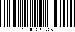 Código de barras (EAN, GTIN, SKU, ISBN): '1000043288235'