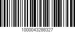Código de barras (EAN, GTIN, SKU, ISBN): '1000043288327'