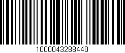 Código de barras (EAN, GTIN, SKU, ISBN): '1000043288440'