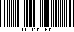Código de barras (EAN, GTIN, SKU, ISBN): '1000043288532'