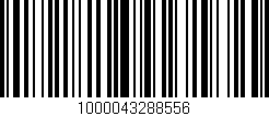Código de barras (EAN, GTIN, SKU, ISBN): '1000043288556'