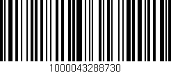 Código de barras (EAN, GTIN, SKU, ISBN): '1000043288730'