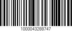 Código de barras (EAN, GTIN, SKU, ISBN): '1000043288747'