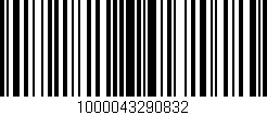 Código de barras (EAN, GTIN, SKU, ISBN): '1000043290832'