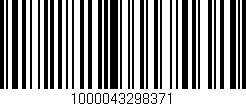 Código de barras (EAN, GTIN, SKU, ISBN): '1000043298371'