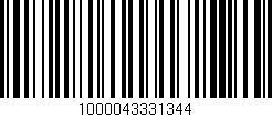 Código de barras (EAN, GTIN, SKU, ISBN): '1000043331344'