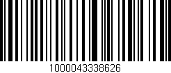 Código de barras (EAN, GTIN, SKU, ISBN): '1000043338626'