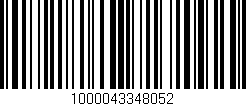 Código de barras (EAN, GTIN, SKU, ISBN): '1000043348052'