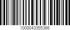 Código de barras (EAN, GTIN, SKU, ISBN): '1000043355388'