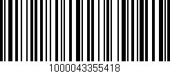 Código de barras (EAN, GTIN, SKU, ISBN): '1000043355418'