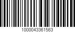 Código de barras (EAN, GTIN, SKU, ISBN): '1000043361563'