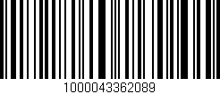 Código de barras (EAN, GTIN, SKU, ISBN): '1000043362089'
