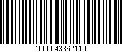 Código de barras (EAN, GTIN, SKU, ISBN): '1000043362119'