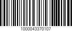Código de barras (EAN, GTIN, SKU, ISBN): '1000043370107'