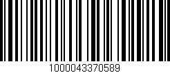 Código de barras (EAN, GTIN, SKU, ISBN): '1000043370589'